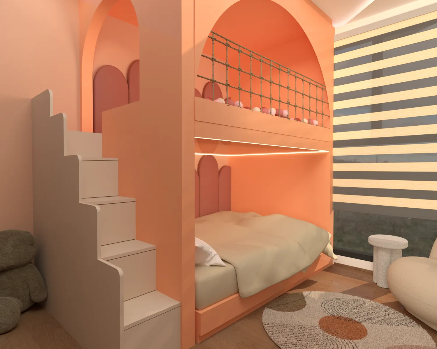 Romina’s Room, habitación infantil diseñada por Chakra Studio